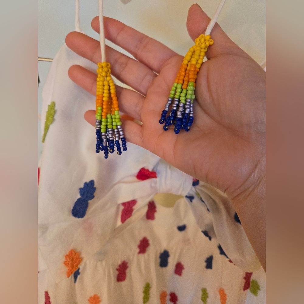 NWT Farm Rio Pineapple Midi Dress XS $295 - Picture 3 of 7